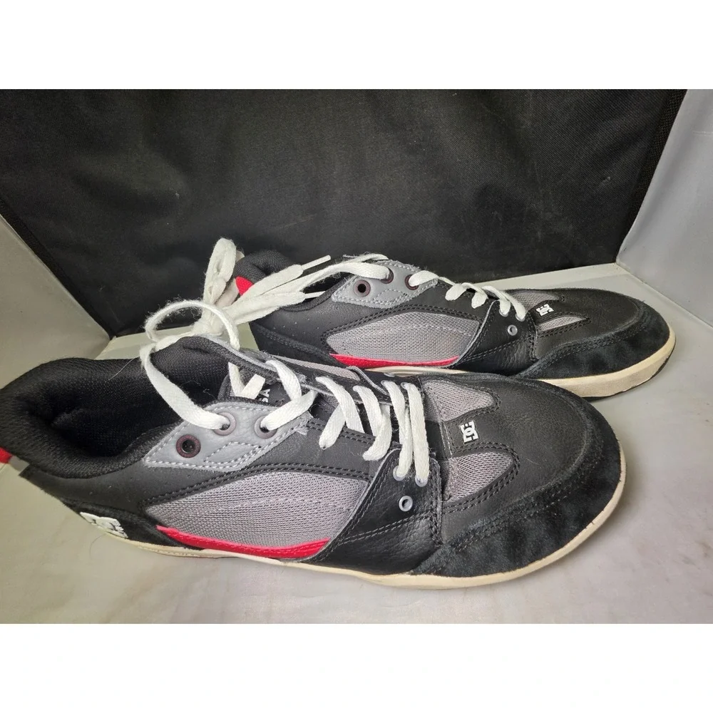 DC Shoe Co Lynx Zero Size 12 Red/Grey/Black/White ADYS100473 Skater Shoes